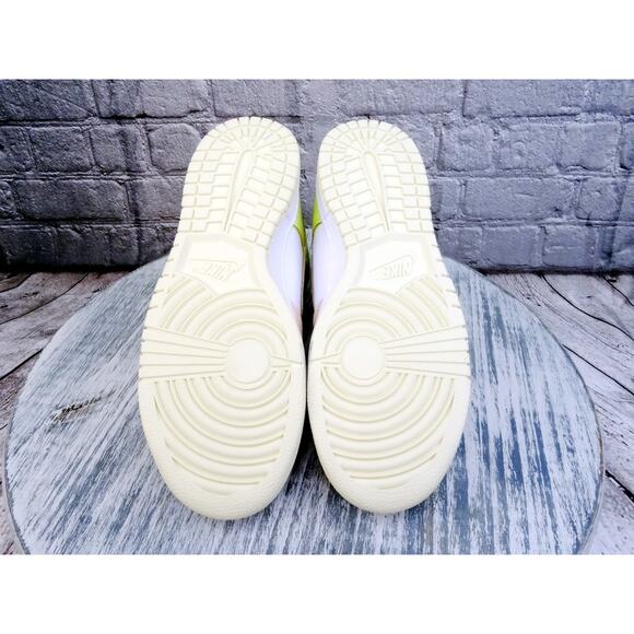 Nike Dunk High White/Cashmere- LT Lemon Twist Women Size 8 New with Box - Picture 8 of 10